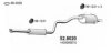SUZUK 1430065B00 Middle-/End Silencer